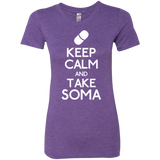 T-Shirts Purple Rush / Small Keep Calm Soma Women's Triblend T-Shirt