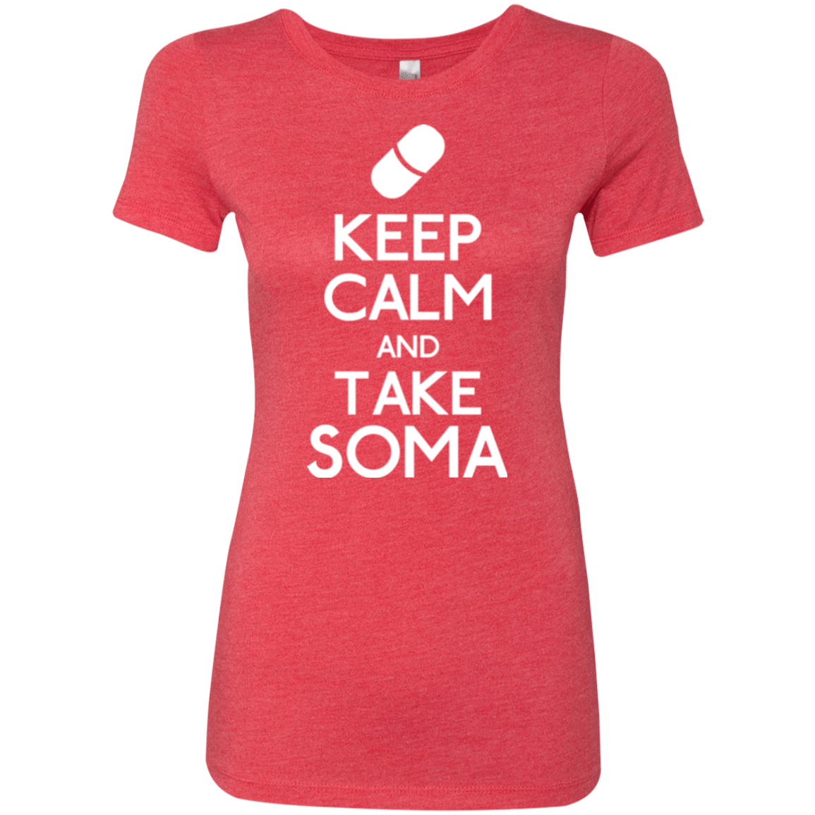 T-Shirts Vintage Red / Small Keep Calm Soma Women's Triblend T-Shirt