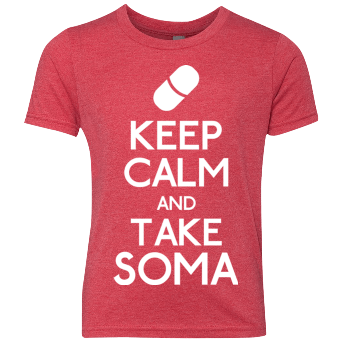 T-Shirts Vintage Red / YXS Keep Calm Soma Youth Triblend T-Shirt