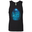 T-Shirts Black / Small Keep Calm Tardis Men's Premium Tank Top