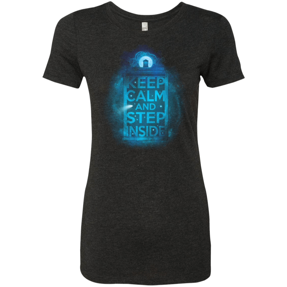 T-Shirts Vintage Black / Small Keep Calm Tardis Women's Triblend T-Shirt