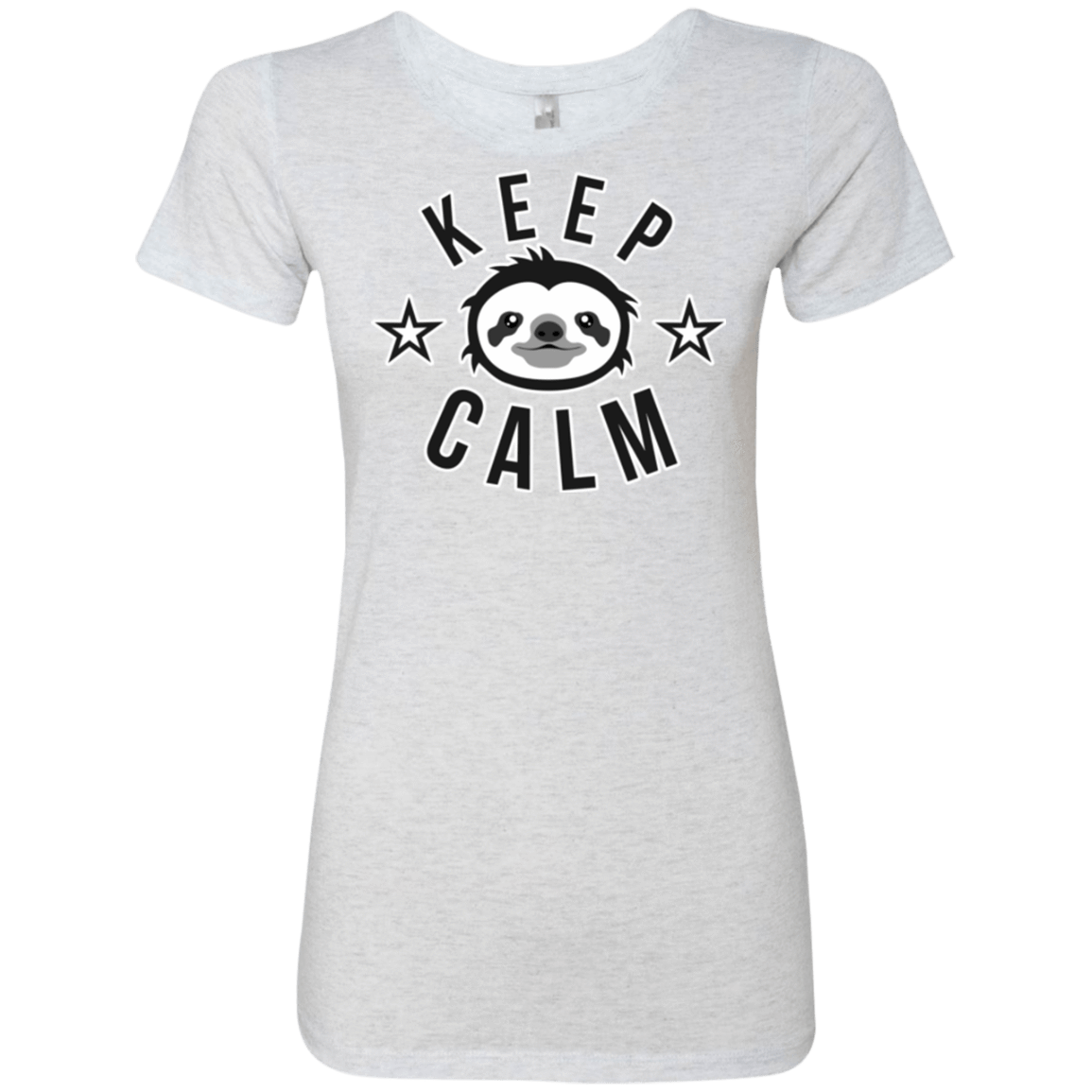 T-Shirts Heather White / Small Keep Calm Women's Triblend T-Shirt