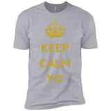 T-Shirts Heather Grey / YXS Keep Calm Yo Boys Premium T-Shirt