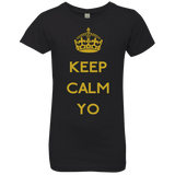 T-Shirts Black / YXS Keep Calm Yo Girls Premium T-Shirt