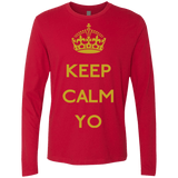 Keep Calm Yo Men's Premium Long Sleeve