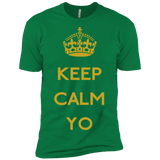 T-Shirts Kelly Green / X-Small Keep Calm Yo Men's Premium T-Shirt
