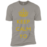 T-Shirts Light Grey / X-Small Keep Calm Yo Men's Premium T-Shirt