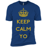 T-Shirts Royal / X-Small Keep Calm Yo Men's Premium T-Shirt