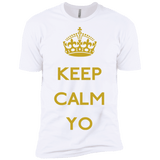 T-Shirts White / X-Small Keep Calm Yo Men's Premium T-Shirt