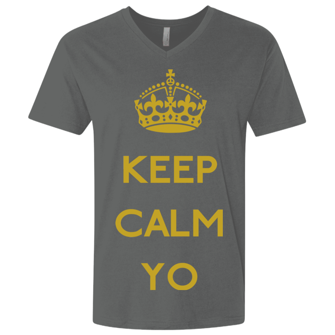 Keep Calm Yo Men's Premium V-Neck