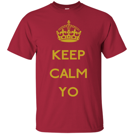 T-Shirts Cardinal / Small Keep Calm Yo T-Shirt