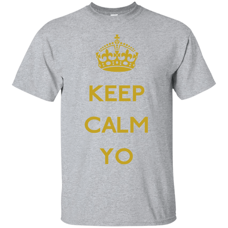 T-Shirts Sport Grey / Small Keep Calm Yo T-Shirt