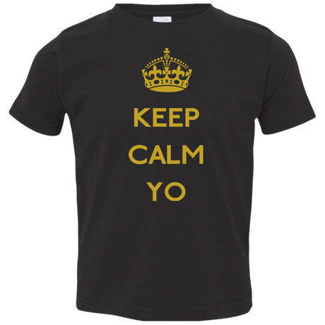 T-Shirts Black / 2T Keep Calm Yo Toddler Premium T-Shirt