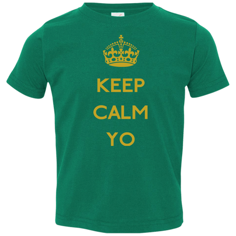 T-Shirts Kelly / 2T Keep Calm Yo Toddler Premium T-Shirt