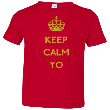 T-Shirts Red / 2T Keep Calm Yo Toddler Premium T-Shirt