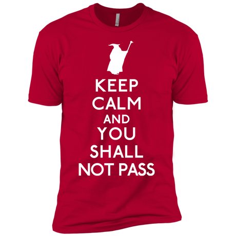 T-Shirts Red / YXS Keep Calm You Shall Not Pass Boys Premium T-Shirt