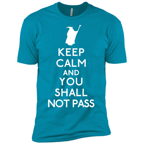 T-Shirts Turquoise / YXS Keep Calm You Shall Not Pass Boys Premium T-Shirt