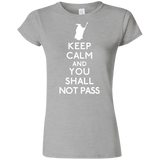 T-Shirts Sport Grey / S Keep Calm You Shall Not Pass Junior Slimmer-Fit T-Shirt