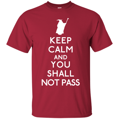 T-Shirts Cardinal / S Keep Calm You Shall Not Pass T-Shirt