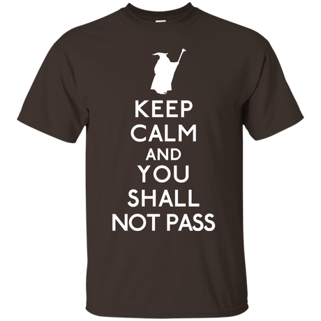 T-Shirts Dark Chocolate / S Keep Calm You Shall Not Pass T-Shirt