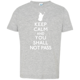 T-Shirts Heather Grey / 2T Keep Calm You Shall Not Pass Toddler Premium T-Shirt