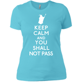 T-Shirts Cancun / X-Small Keep Calm You Shall Not Pass Women's Premium T-Shirt