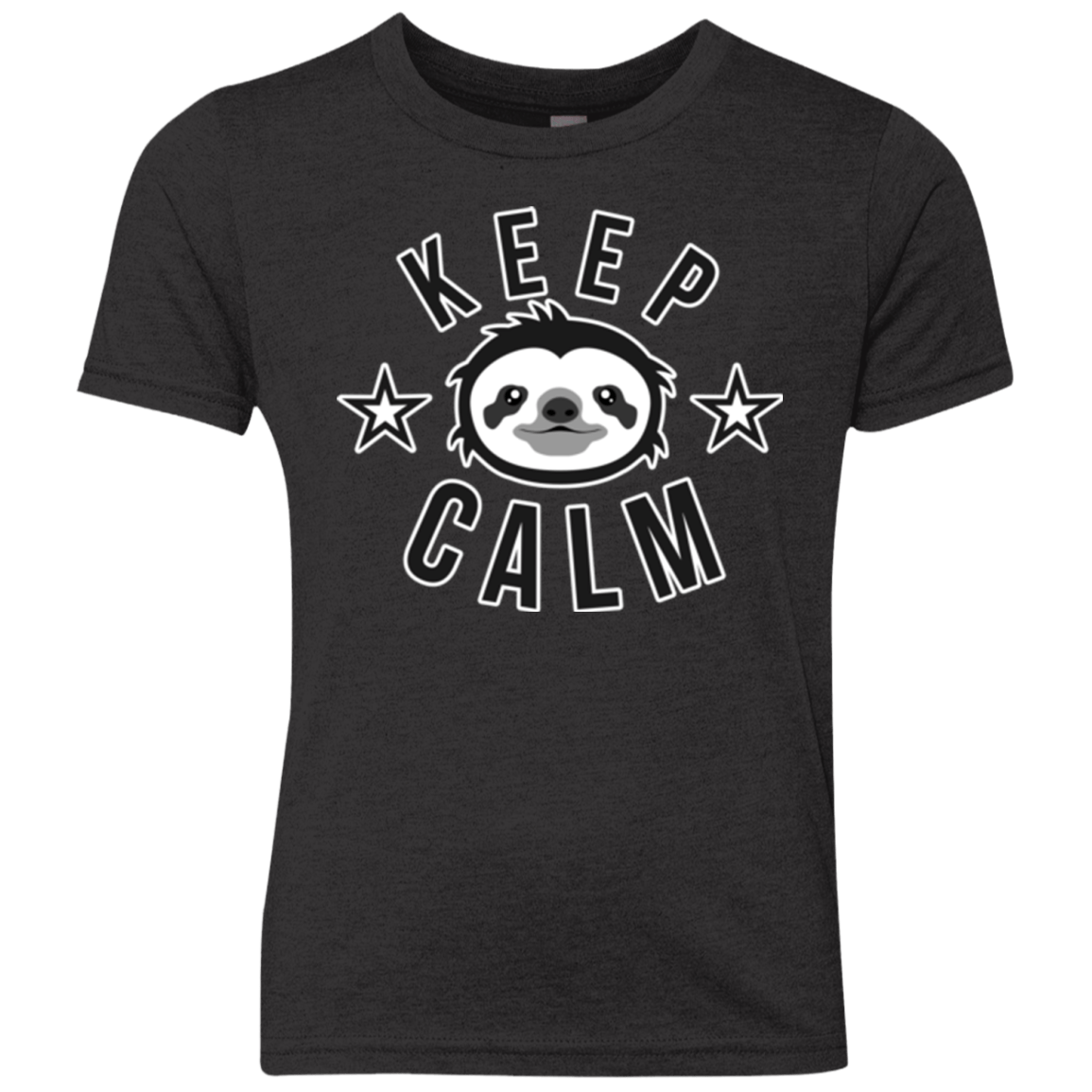 T-Shirts Vintage Black / YXS Keep Calm Youth Triblend T-Shirt