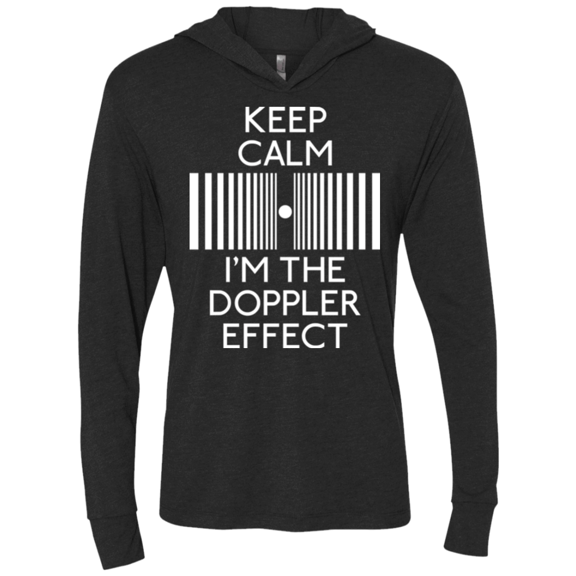 T-Shirts Vintage Black / X-Small Keep doppler Triblend Long Sleeve Hoodie Tee