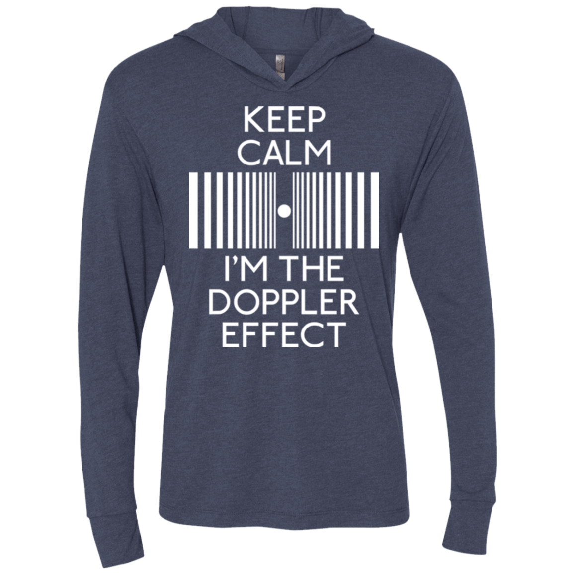 T-Shirts Vintage Navy / X-Small Keep doppler Triblend Long Sleeve Hoodie Tee