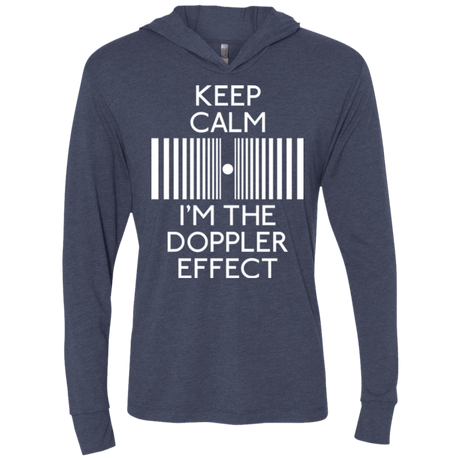 T-Shirts Vintage Navy / X-Small Keep doppler Triblend Long Sleeve Hoodie Tee