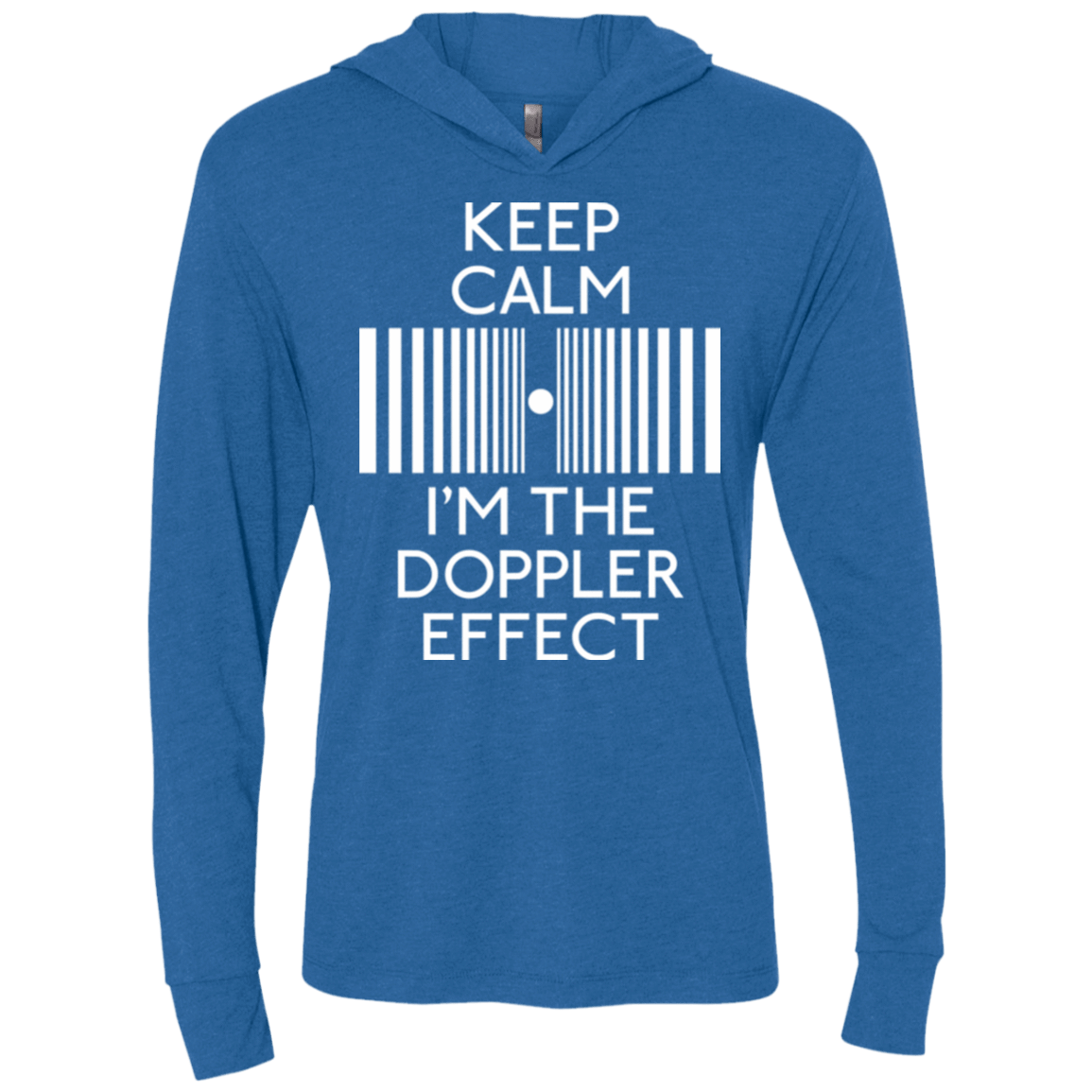 T-Shirts Vintage Royal / X-Small Keep doppler Triblend Long Sleeve Hoodie Tee