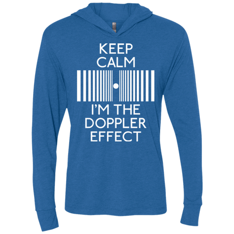 T-Shirts Vintage Royal / X-Small Keep doppler Triblend Long Sleeve Hoodie Tee