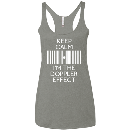 T-Shirts Venetian Grey / X-Small Keep doppler Women's Triblend Racerback Tank