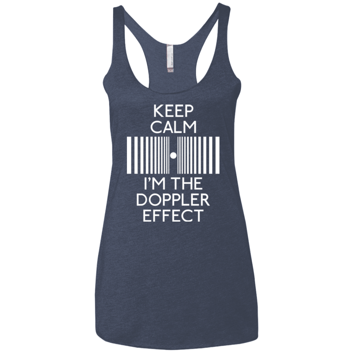 T-Shirts Vintage Navy / X-Small Keep doppler Women's Triblend Racerback Tank