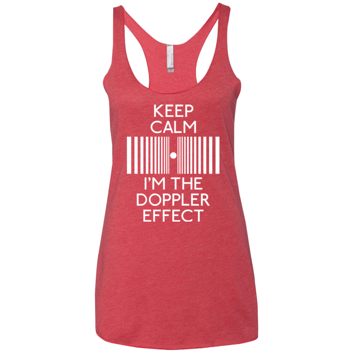 T-Shirts Vintage Red / X-Small Keep doppler Women's Triblend Racerback Tank