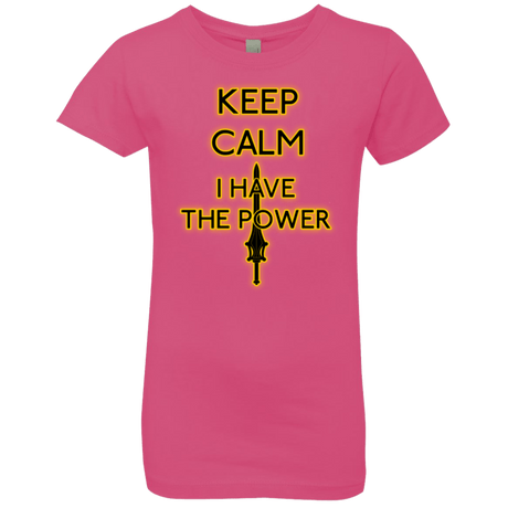 T-Shirts Hot Pink / YXS Keep have the Power Girls Premium T-Shirt