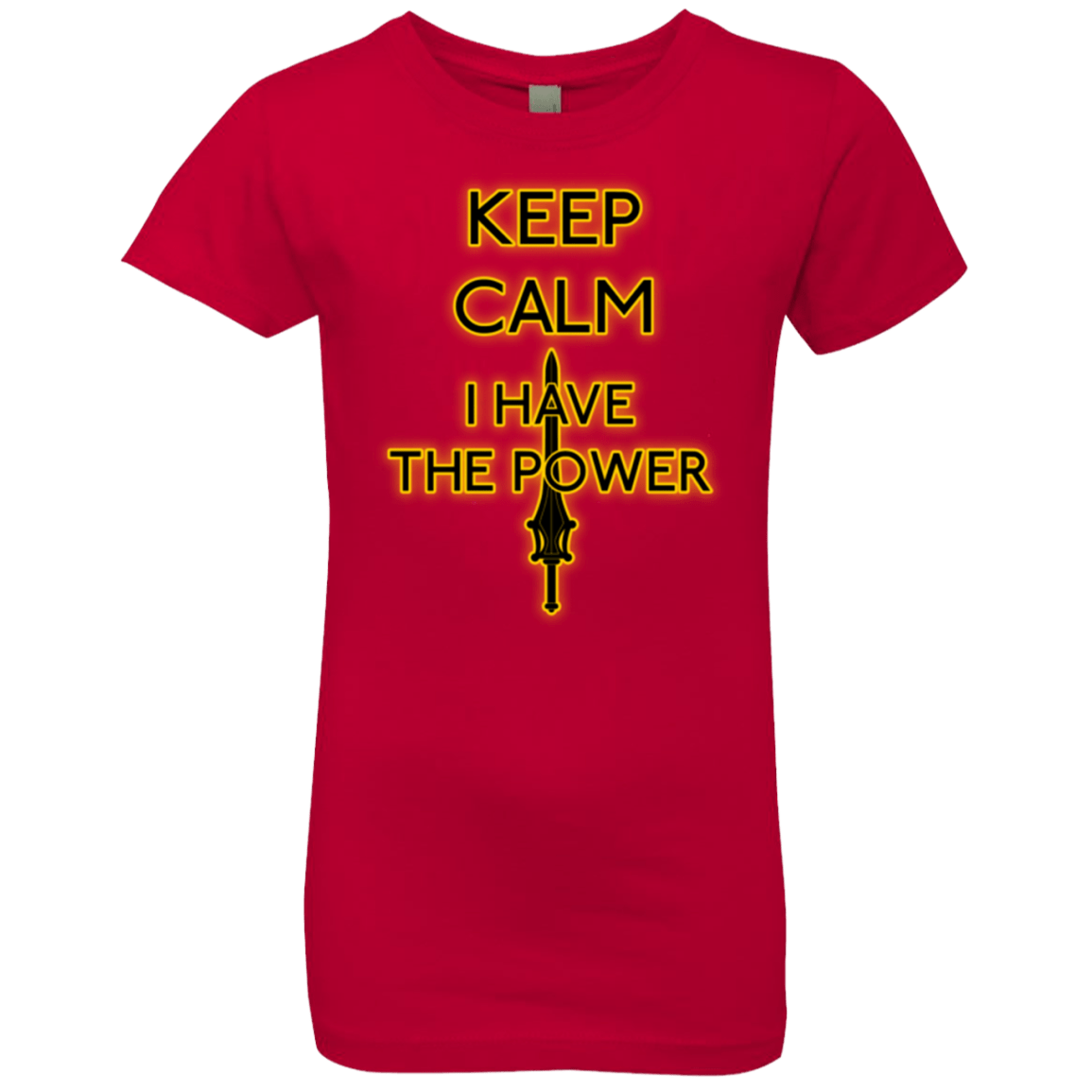 T-Shirts Red / YXS Keep have the Power Girls Premium T-Shirt