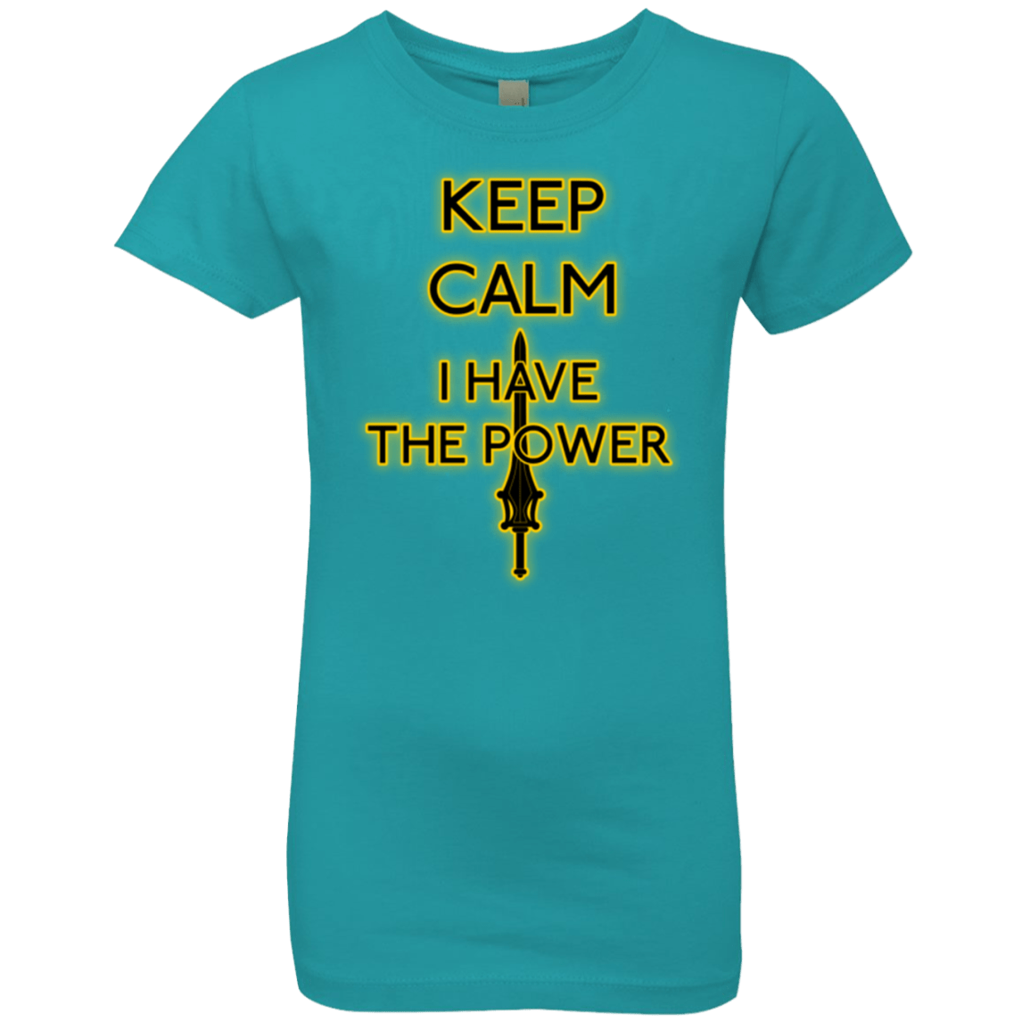 T-Shirts Tahiti Blue / YXS Keep have the Power Girls Premium T-Shirt
