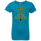 T-Shirts Turquoise / YXS Keep have the Power Girls Premium T-Shirt