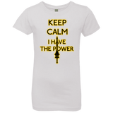 T-Shirts White / YXS Keep have the Power Girls Premium T-Shirt