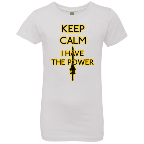 T-Shirts White / YXS Keep have the Power Girls Premium T-Shirt