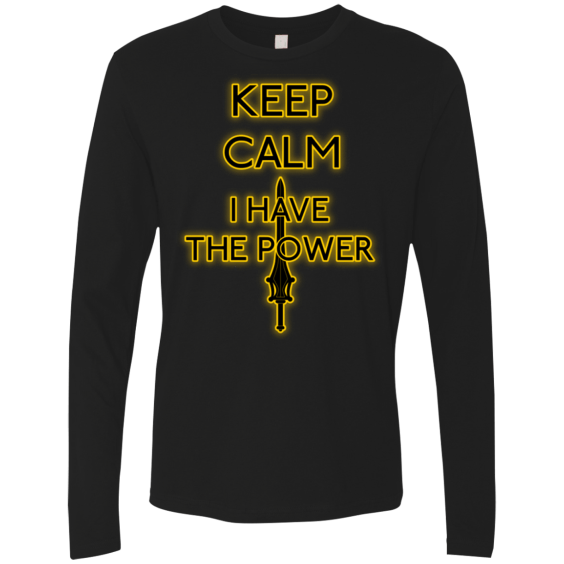 T-Shirts Black / Small Keep have the Power Men's Premium Long Sleeve