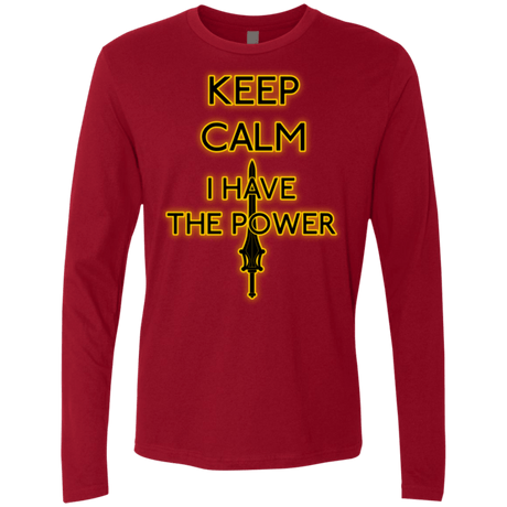 T-Shirts Cardinal / Small Keep have the Power Men's Premium Long Sleeve