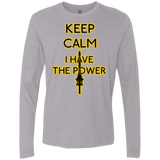 T-Shirts Heather Grey / Small Keep have the Power Men's Premium Long Sleeve