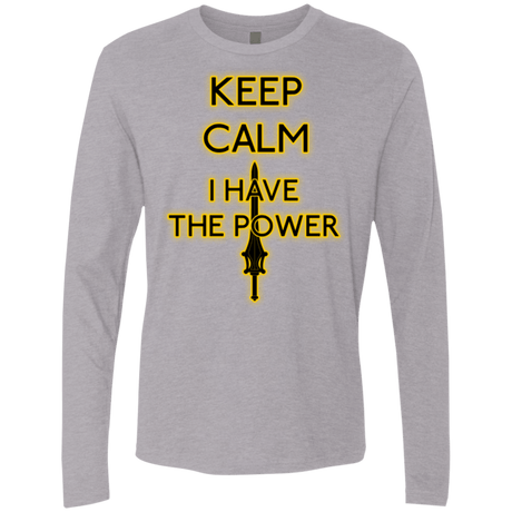 T-Shirts Heather Grey / Small Keep have the Power Men's Premium Long Sleeve
