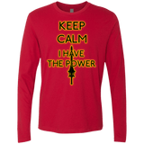 T-Shirts Red / Small Keep have the Power Men's Premium Long Sleeve