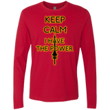 T-Shirts Red / Small Keep have the Power Men's Premium Long Sleeve