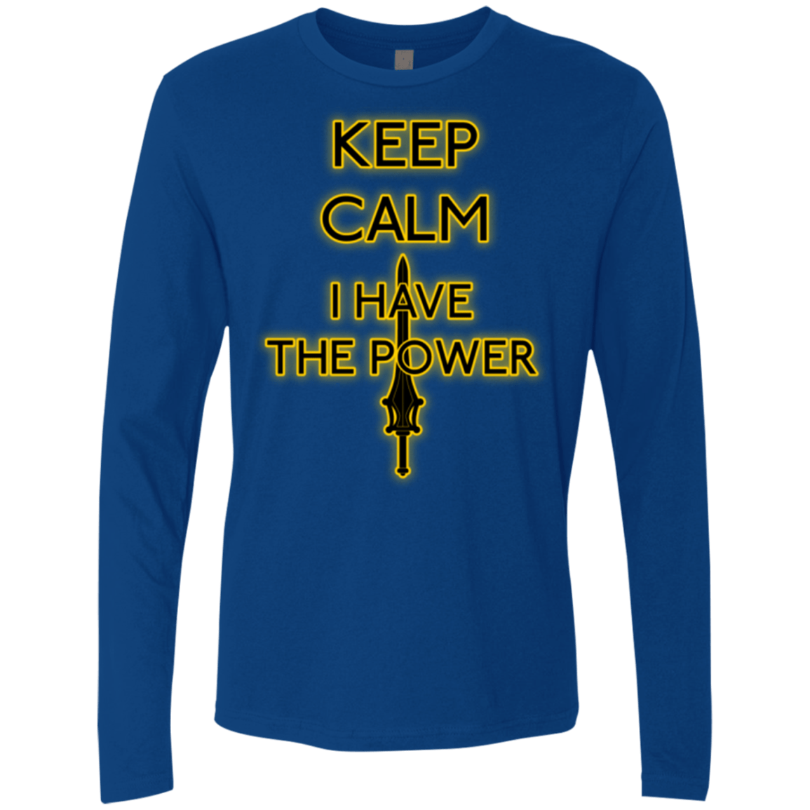 T-Shirts Royal / Small Keep have the Power Men's Premium Long Sleeve