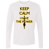 T-Shirts White / Small Keep have the Power Men's Premium Long Sleeve