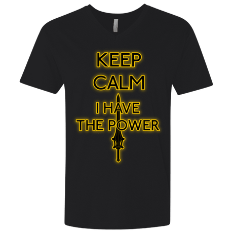 T-Shirts Black / X-Small Keep have the Power Men's Premium V-Neck